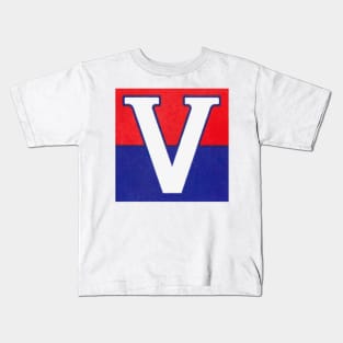 WWII Victory in Red, White and Blue Kids T-Shirt